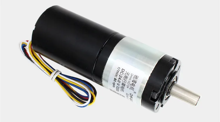 DC бесщеточный планетарный редуктор 36 мм GPBLDC3650 12 v-24 v долгий срок службы большим вращающим моментом, тормозов, PWM регулятором скорости, corotation, инверсии