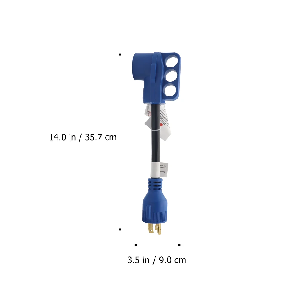 

1 pcs Useful RV Charging Cable 3 Prong Locking 30 to 50A RV Electrical Adapter Cable For Car Accessories
