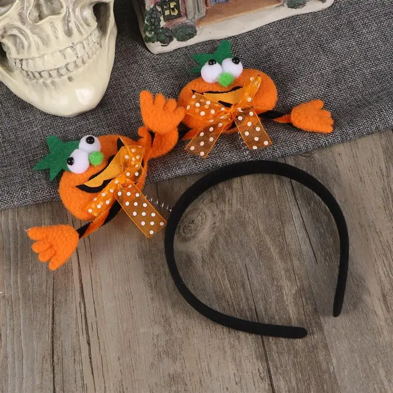 Детская тыква для девочек с зеленым листом светодиодный светильник на Хэллоуин