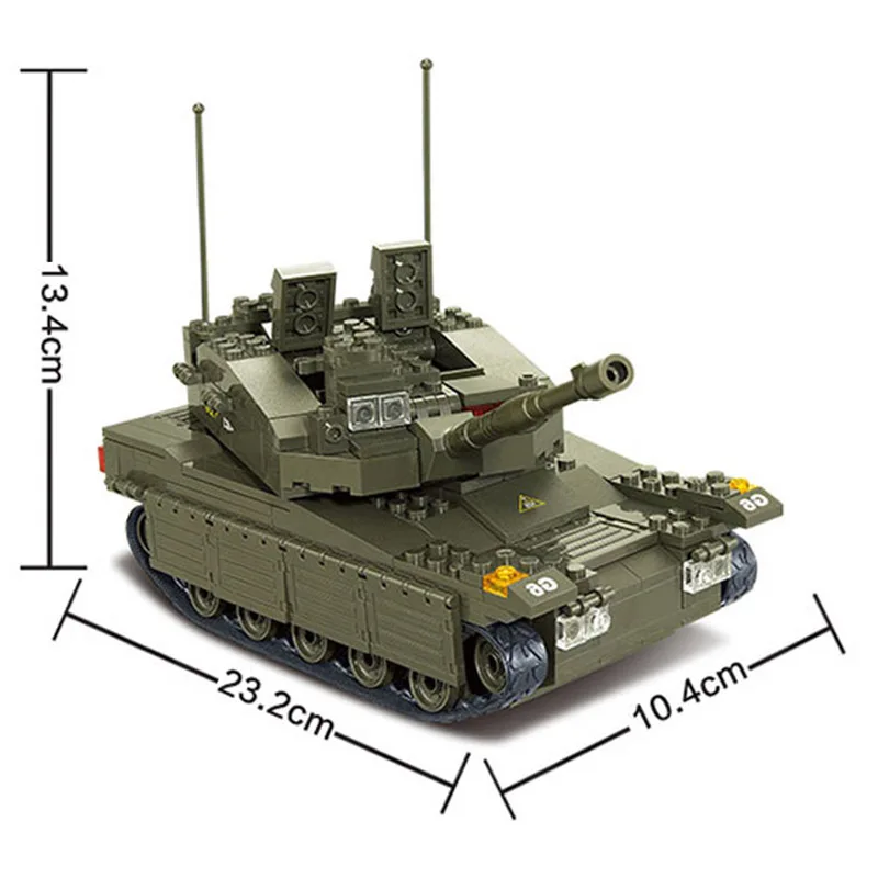 Основной боевой танк набор строительных блоков военная Вторая мировая война