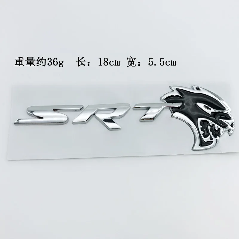 1 шт. Металл srt Hell Cat Leopard Head наклейки для автомобиля автоэмблема значок наклейка для автомобиля Стайлинг для Dodge Chrysler Grand Cherokee Jeep