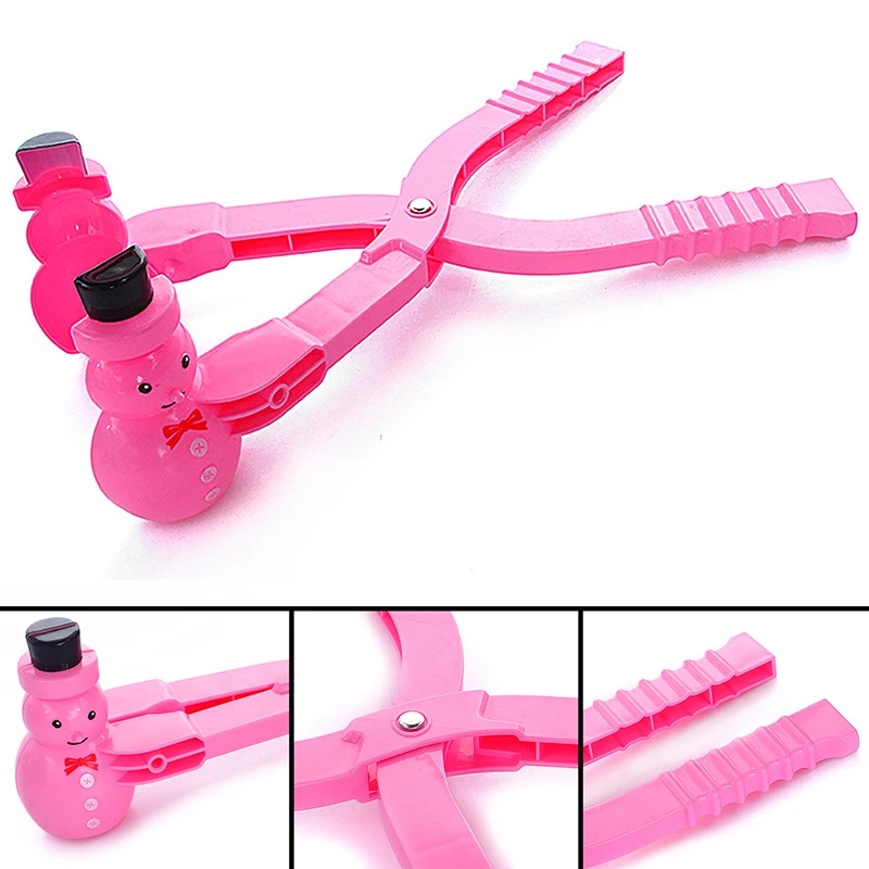 

Children Plastic Snow Ball Maker Scoop Winter Snowman Snowball Clip Kids Snow Making Sand Mold Tool Outdoor Sport Fight Play Toy