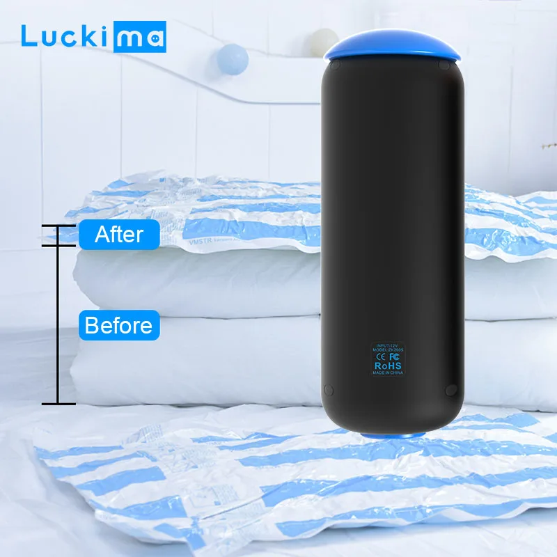 Одеяла одежда вакуумные сумки для хранения набор с 2 в 1 электрическим воздушным