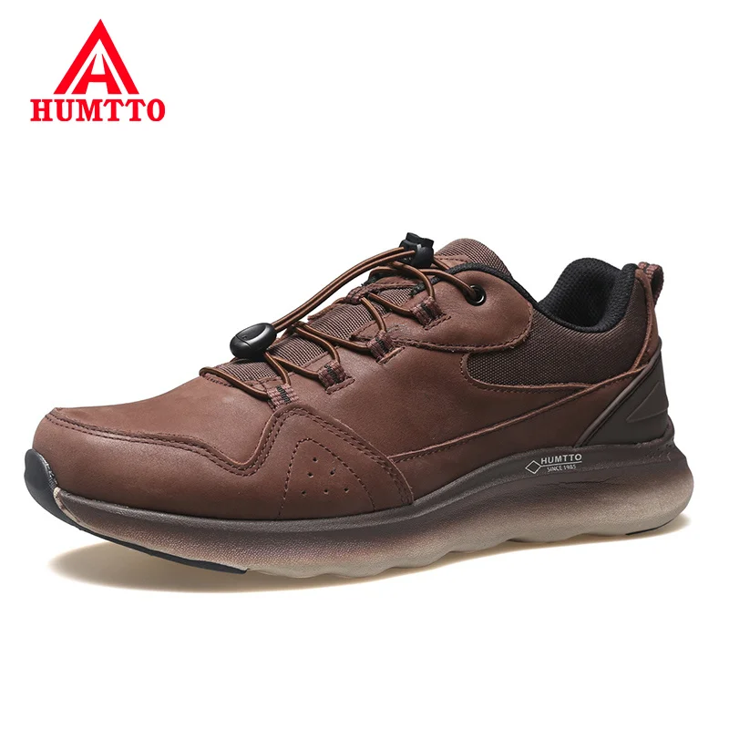 HUMTTO Hiking Shoes Mens Climbing Sneakers for Men Outdoor Breathable Waterproof Sport Mountain Leather Walking Trekking Boots