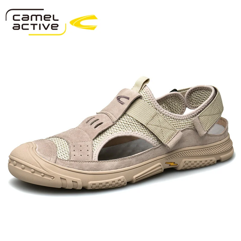 Мужские сетчатые сандалии Camel Active босоножки модные шлепанцы пляжная обувь лето