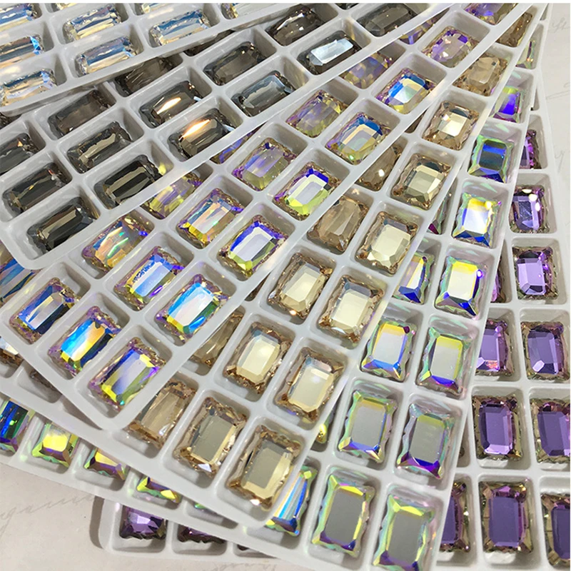 

10 шт. Волшебные зеркальные круглые ювелирные изделия с плоским основанием K9 Стразы для дизайна ногтей циркониевые 3D дизайнерские подвески ...