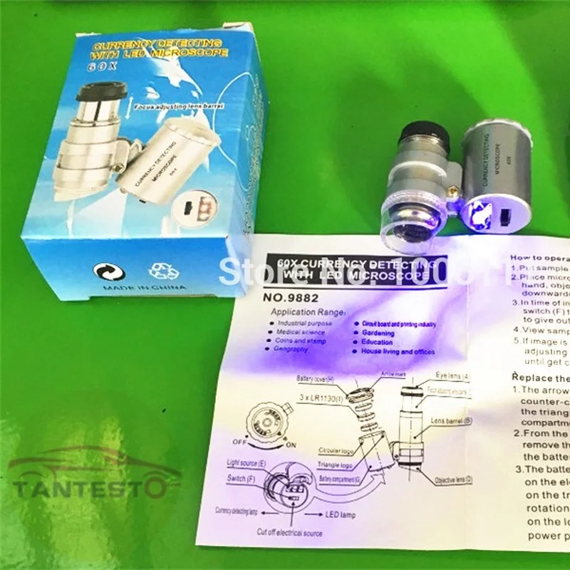 

60X Currency Detecting With LED Microscope For Common Rail Injector Repairing