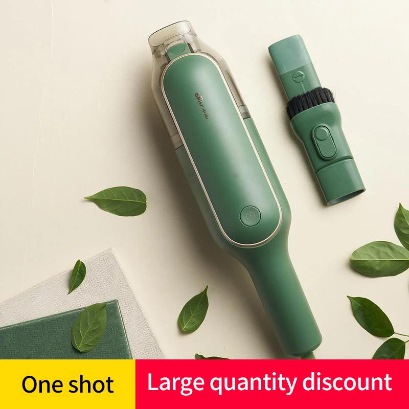 

Bear Handheld Wireless Vacuum Cleaner 5000pa Multi-filter USB Charging Suitable For Home Car Two-color Selection