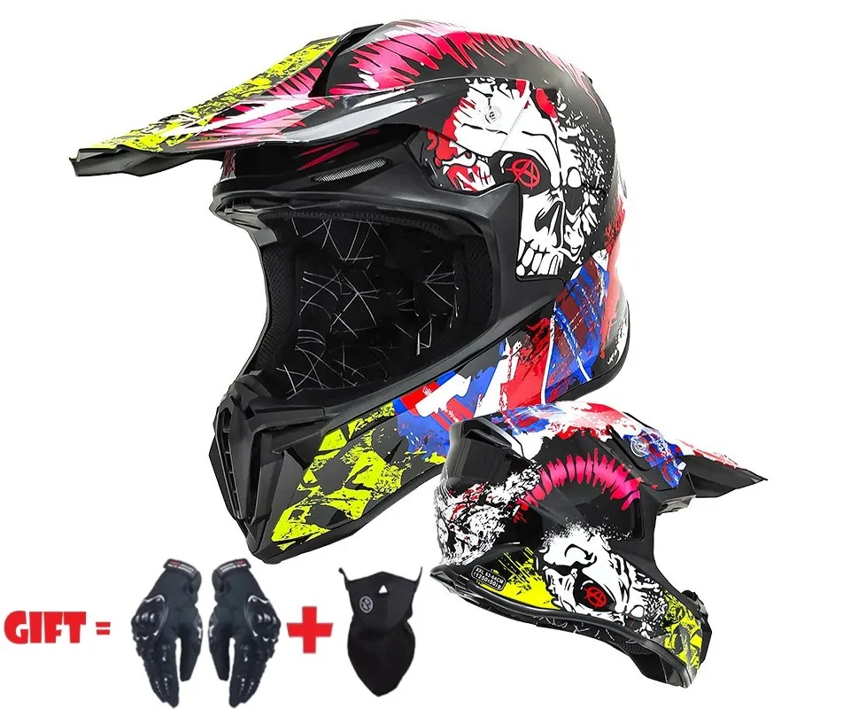 

Professional DOT Full Face Off-road Racing Motorcycle Helmet Motocross Motorbike helmet Dirt Bike Moto Helm Casco capacete