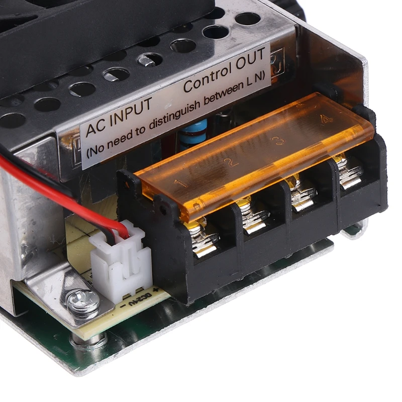 AC Electric Regulator Motor Speed Controller 220V 4000W SCR Temperature Voltage With Fan Big Power Brightness Dimmer | Обустройство