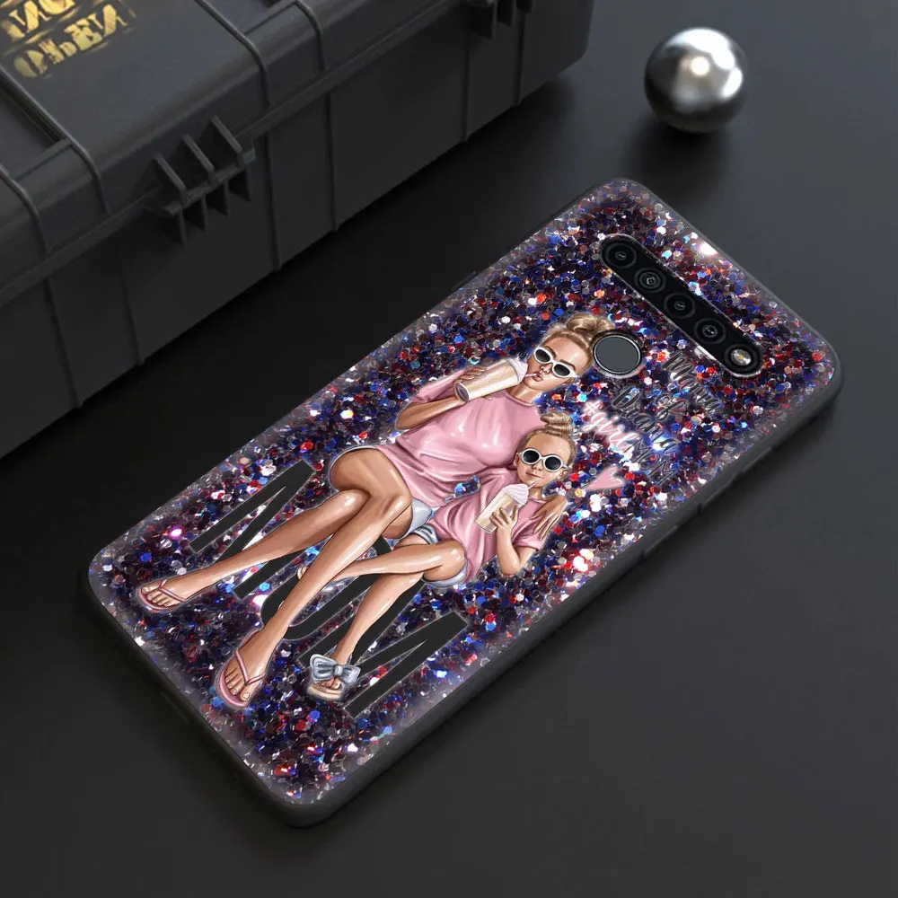 

Baby Mom Girl Shockproof Luxury Soft Coque for LG K40 K40S K41S K50S K61 G6 G7 G8 (Thin Q)K50 K42 K52 K71 Phone Case