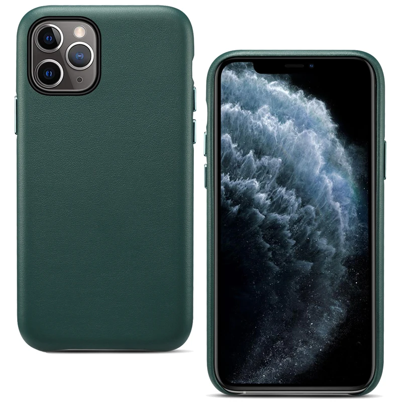 Оригинальный чехол из искусственной кожи для iPhone 11 официальный защитный