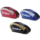 Большая сумка для бадминтона портативная Теннисная ракетка для бадминтона обувь Рюкзак Спортивная Сумка для спортсмена профессиональный спортивный теннис 6-12 шт