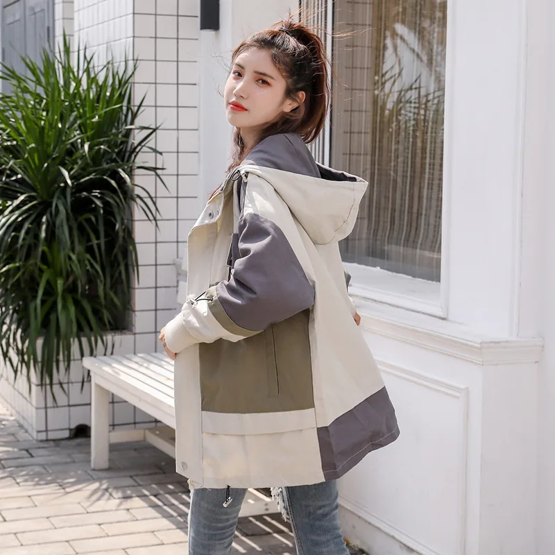 Женская свободная куртка в стиле хип-хоп | одежда