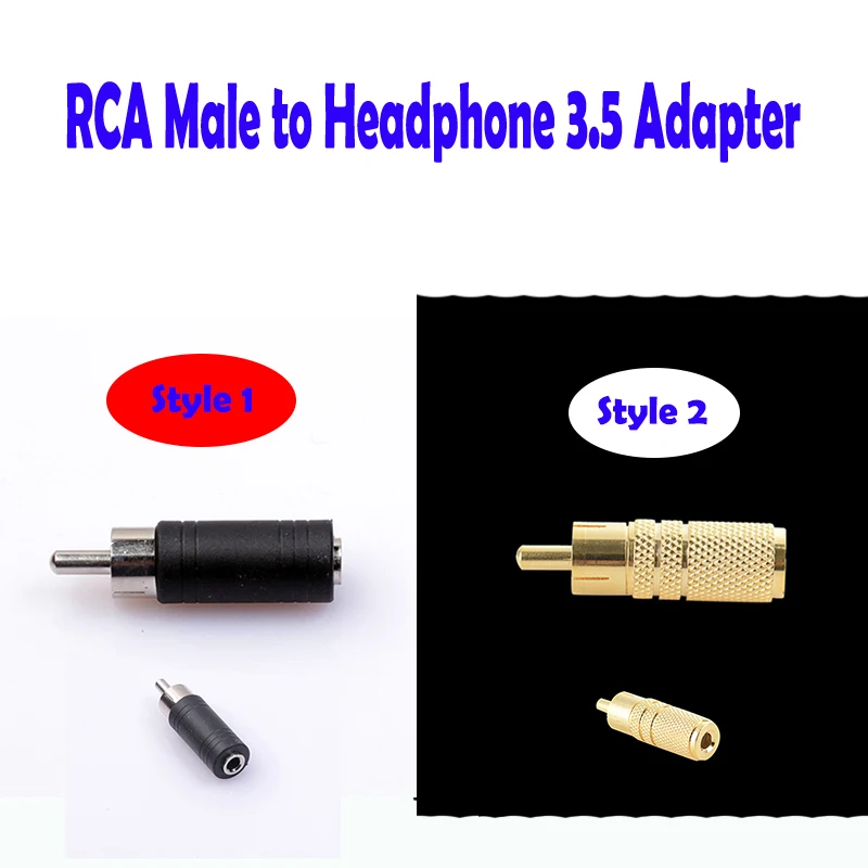 

20pcs/lot 3.5mm Headphone female to single RCA Lotus AV male Lotus revolution 3.5mm female audio adapter 3.5 female to RCA male