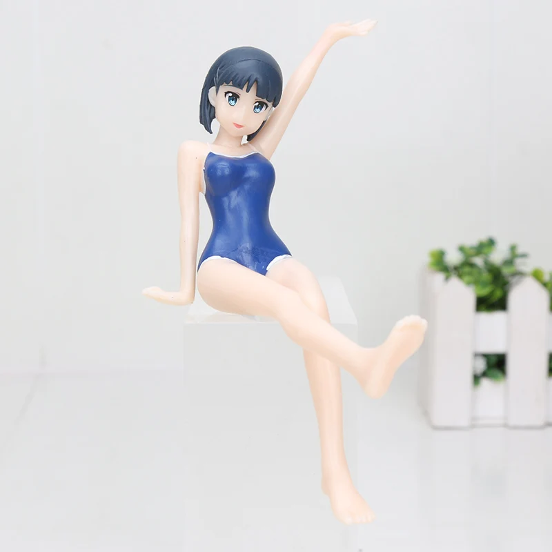 10 см Аниме Супер Sonico Sword Art онлайн Асуна Yuuki Leafa Kirigaya Suguha To LOVE Микан Юки купальник ver. Фигурка игрушки - Цвет: 8 opp bag