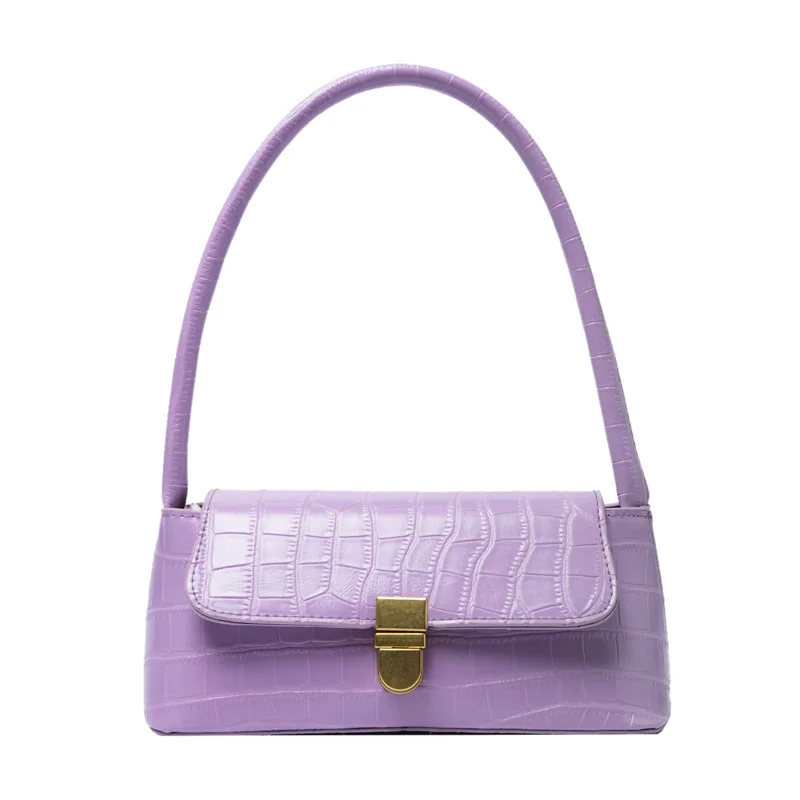 

Women's handbag new fashion net red fashion texture summer check armpit satchel