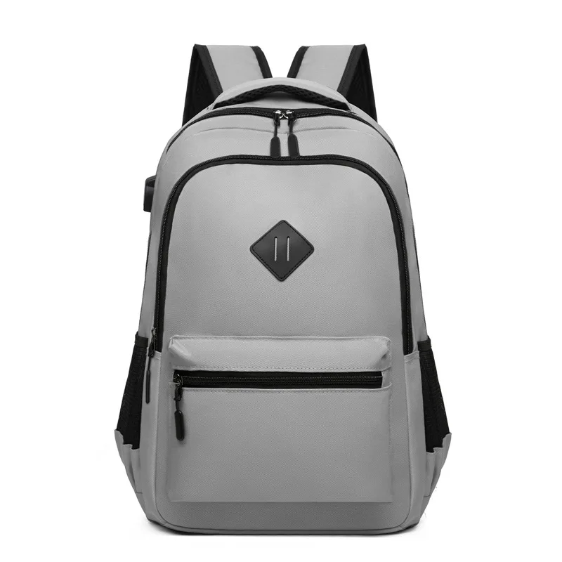 

Casual Nylon Men Backpack Large Capacity Black School Bags for Teenage Boys