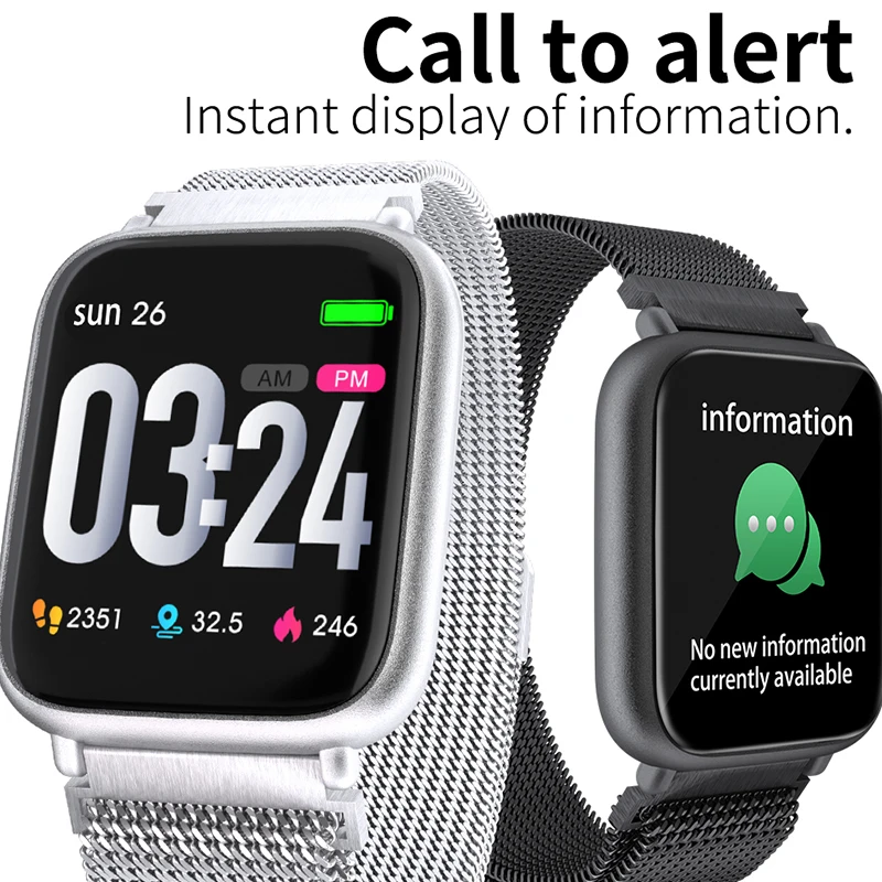 Фитнес-браслет с измерением пульса и давления IP68 | Электроника