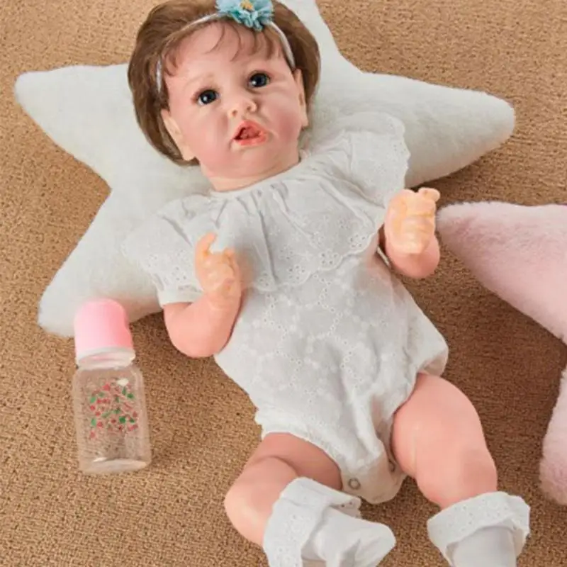 

Realistic toy handmade silicone vinyl baby soft realistic newborn baby doll toy girl christmas gift