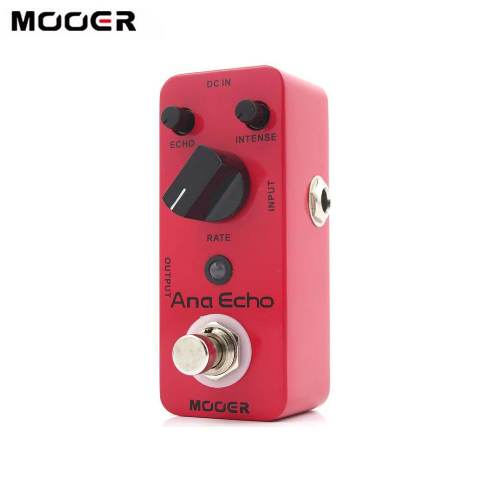 Mooer Ana Echo аналоговая педаль для гитары с задержкой полный аналоговый контур