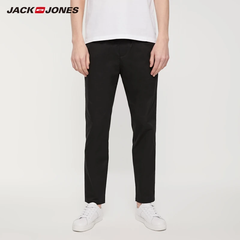 JackJones модные облегающие хлопковые мужские брюки удобные деловые повседневные