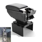 Подлокотник для Volkswagen Jetta VI, подлокотник для VW Jetta 6, детали для салона автомобиля, центральный контейнер для хранения с USB светильник кой