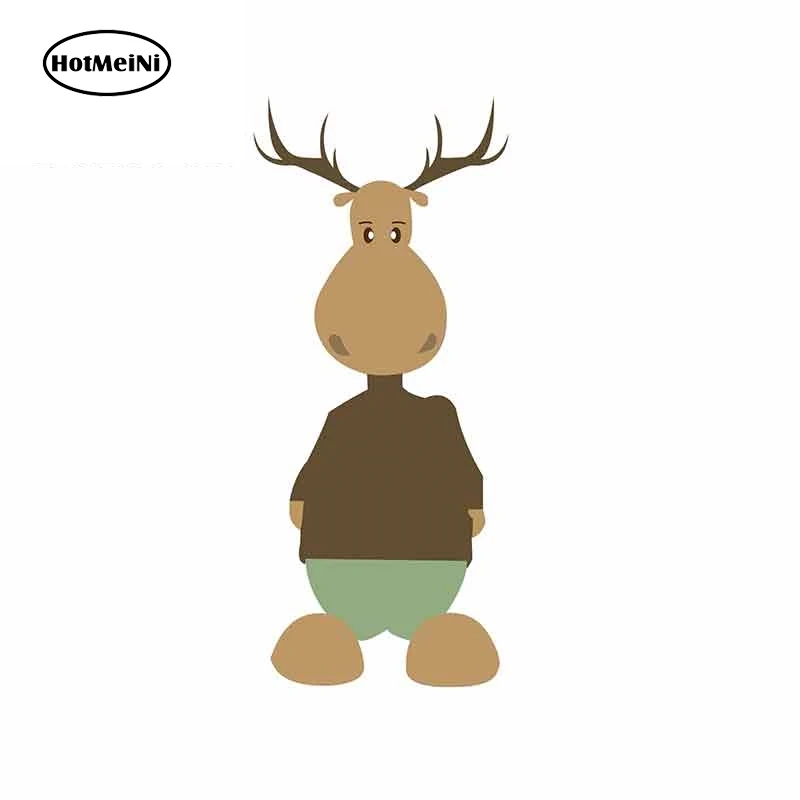 

Автомобильные наклейки HotMeiNi 13 см x 5,7 см для лось, стикеры и наклейки, модное украшение с окклюзией, царапинами для фургона, водонепроницаема...