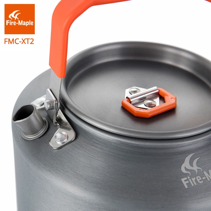 

Fire Maple Hiking Kettle Outdoor Camping Cookware Heat Exchange Pinic Kettle Tea Coffee Pot 1.5L With Filter FMC-XT2