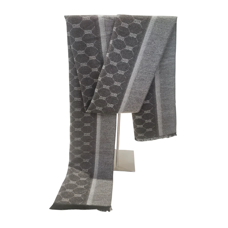 

Luxury Brand Design Men Scarf Foulard Plaid Scarves Business Casual Winter Men Scarf Warm cashmere Scarfs fashion Shawls Wraps
