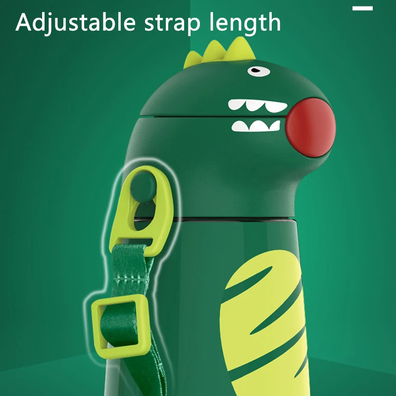 Детская Спортивная бутылка с соломинкой 450 мл без БФА| |