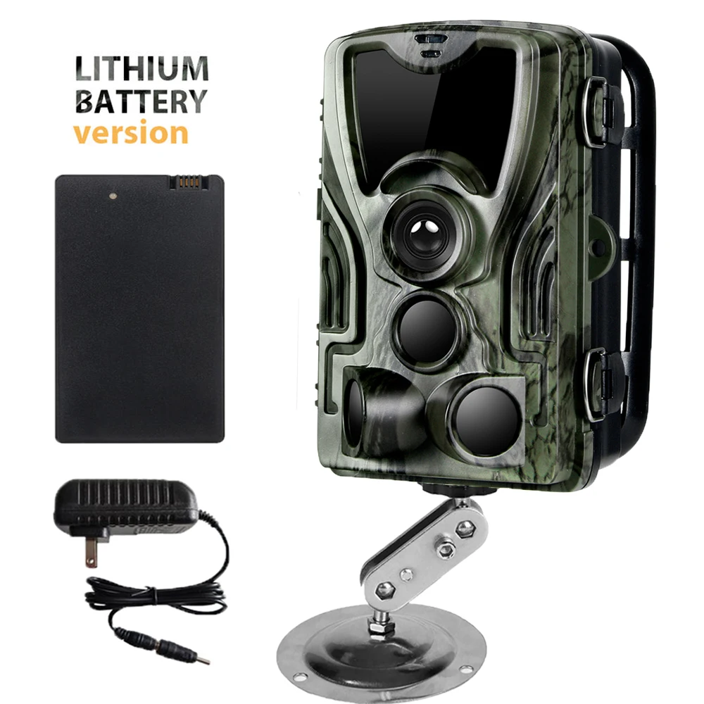 

Trail Hunting Camera With 5000Mah Lithium Battery +Holder 16MP HC80ALI 1080P Waterproof Photo Traps Wild Surveillance