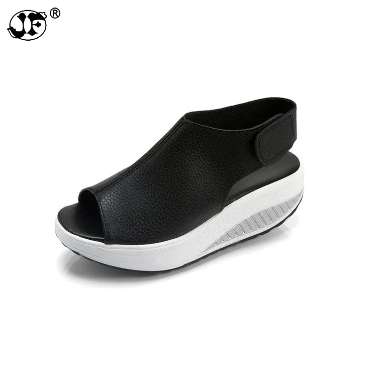 Женские винтажные Босоножки на платформе с открытым носком высоком каблуке Zapatos