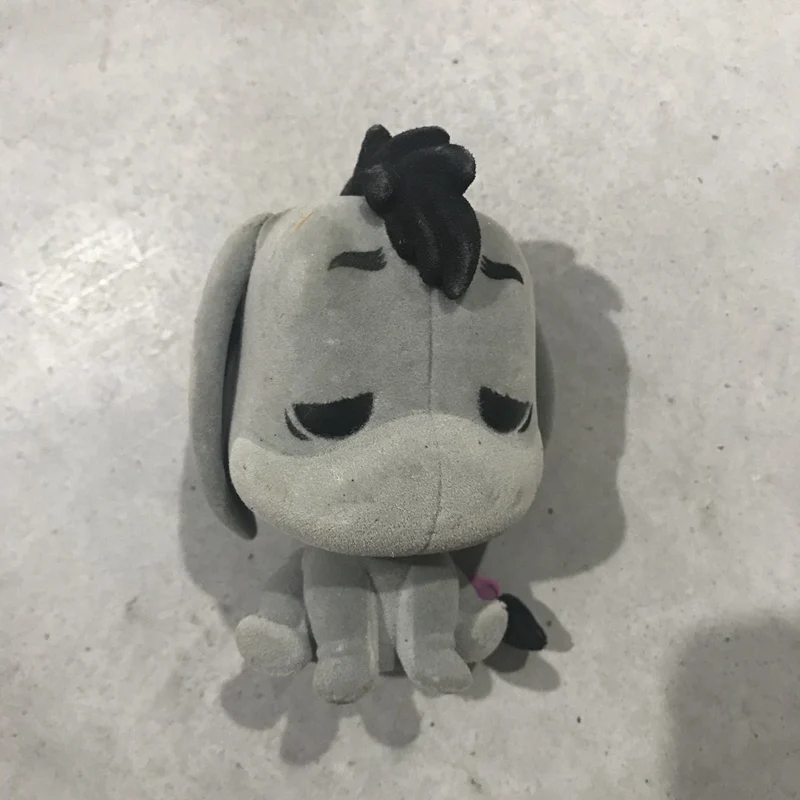 

Official Secondhand Bear Flocked Eeyore Vinyl Action Figure Collectible Model Loose Toy No Box