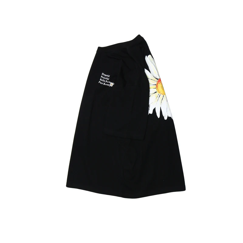 Мужская футболка с 3D цветочным принтом в стиле ретро уличная одежда хип-хоп весна