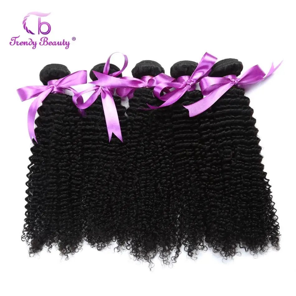 Модные красивые бразильские кудрявые волосы 1/3/4 пучков натуральный черный цвет