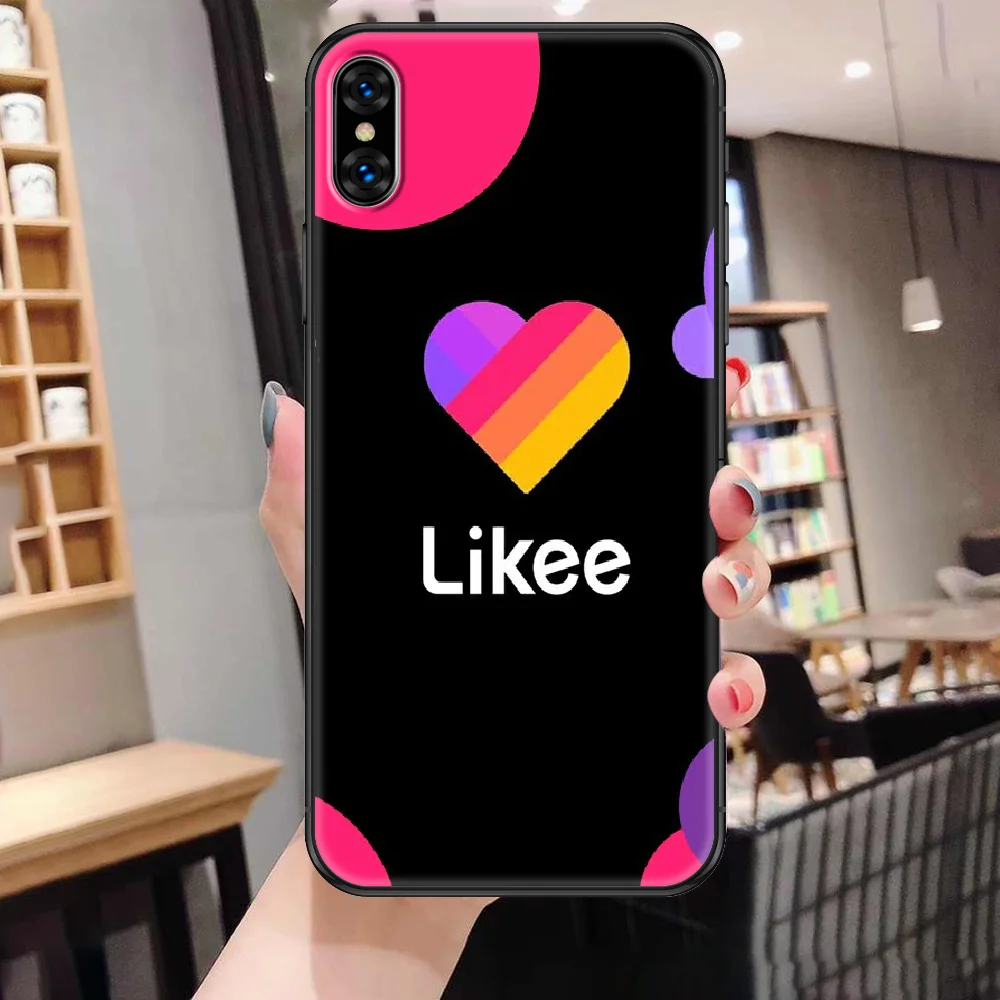 Защитный чехол Likee для телефона с забавным котом сердцем корпус iphone 5 5s se 2 6 6s 7 8 12
