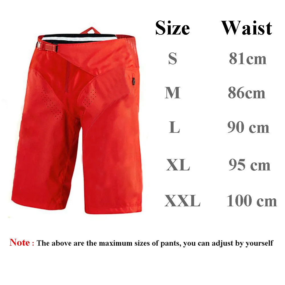 

Motorcycle Cycling Shorts Fashion Adjustable Waist Circumference Shorts Mountain Bicycle Off Road Racing Summer Short Pants Mens