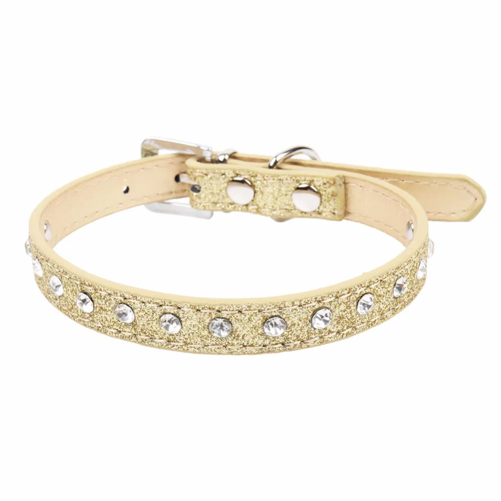 Ошейники для маленьких собак товары животных со стразами персонализированный