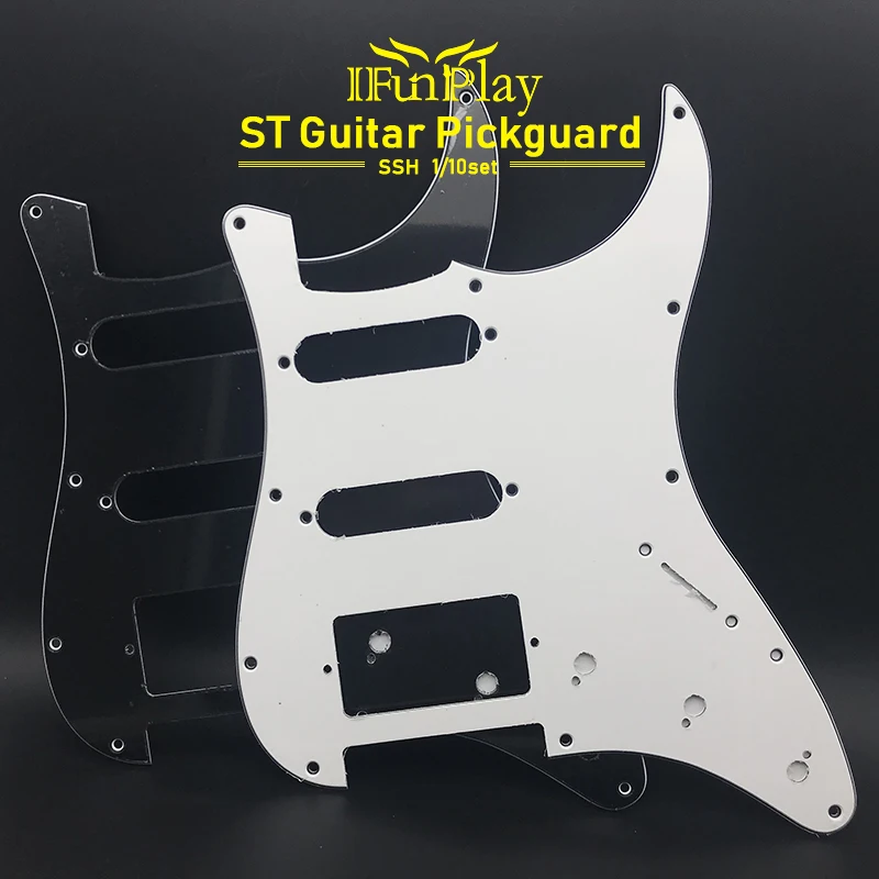 1/5 шт. 11 отверстий ST электрогитара Pickguard SSH тарелка для царапин гитары с винтами