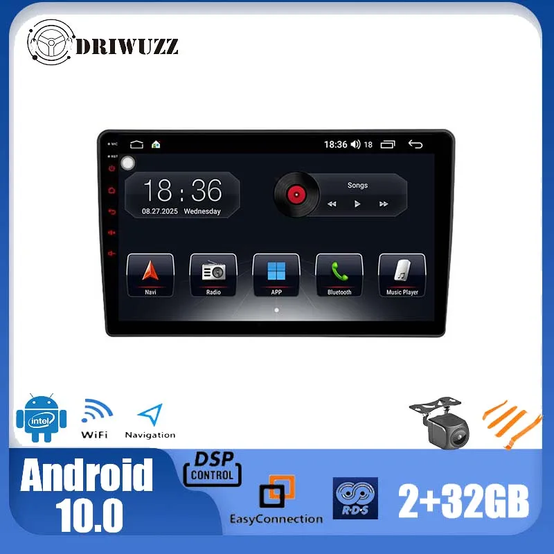 Автомобильная Мультимедийная система Driwuzz подходит для KIA optima 2005 2006 9 дюймов Android 10