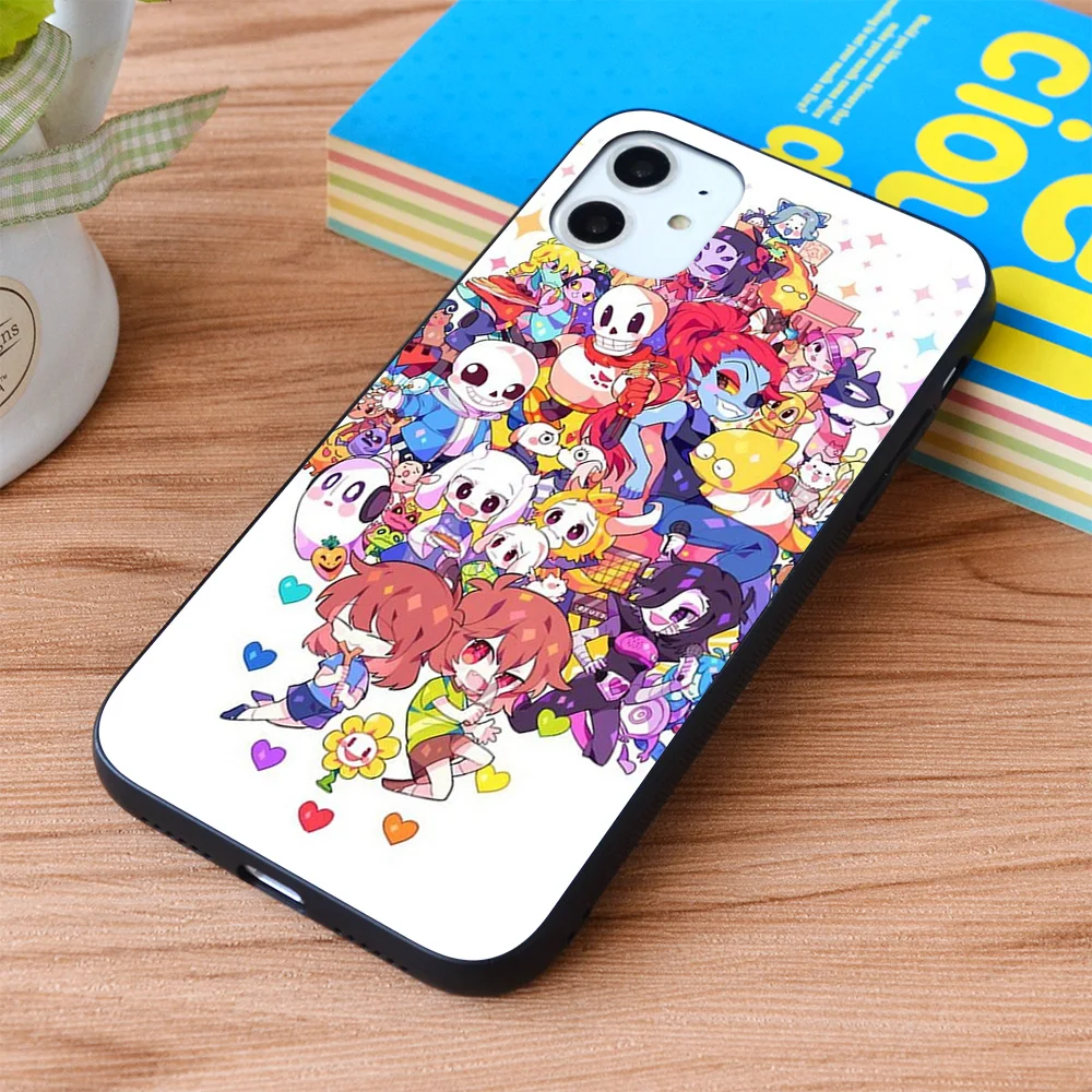 

For iPhone Undertale Heart Soft TPU border Apple iPhone Case