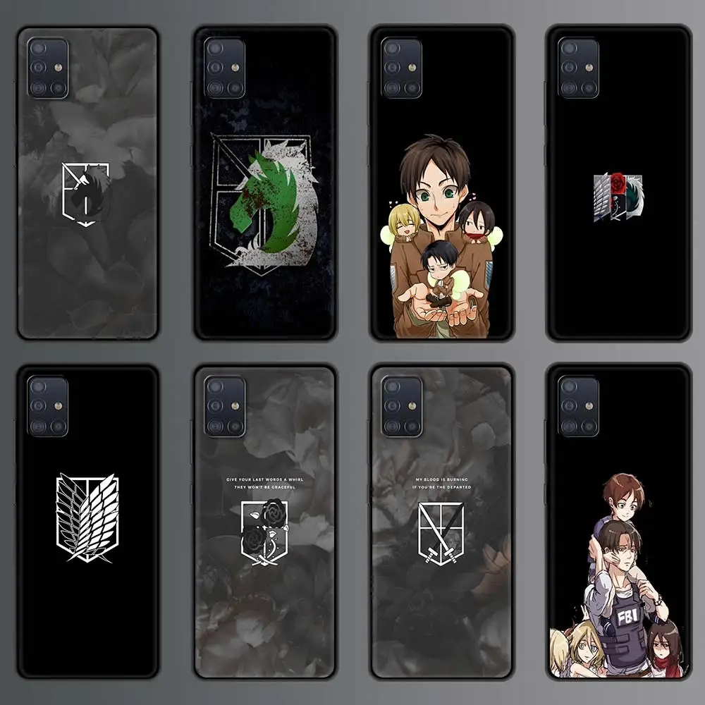 

Attack on Titan Anime Phone Case for Samsung Galaxy A51 A71 A50 A21s A12 A31 A10 A20e A41 A70 A30 A11 A40 A20s Silicone Cover