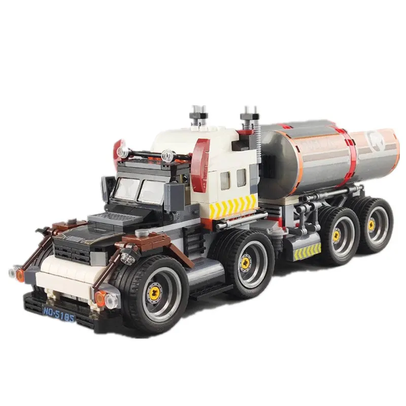 Городской инженерный грузовик автомобиль строительный блок масляный Танк