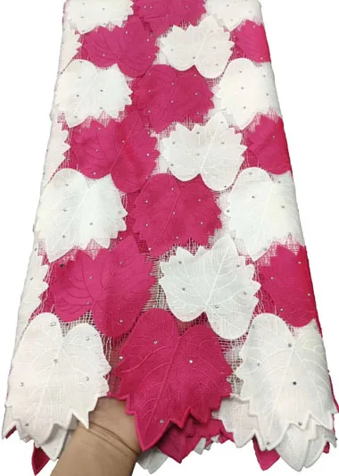 Синий и белый Африканский камень высококачественное Шелковое кружево