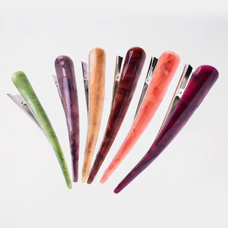 

Top New Fashion Candy Color Women Girls Duckbill Clip Acetic Acid Hair Clip Hair Styling Tools Salon Hairpin Barrette