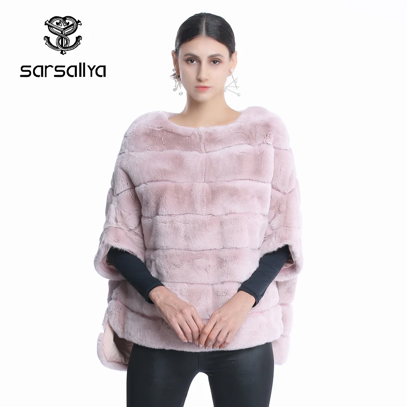 Шуба из меха кролика Рекс женская зимняя шуба натурального кроличьего Женская