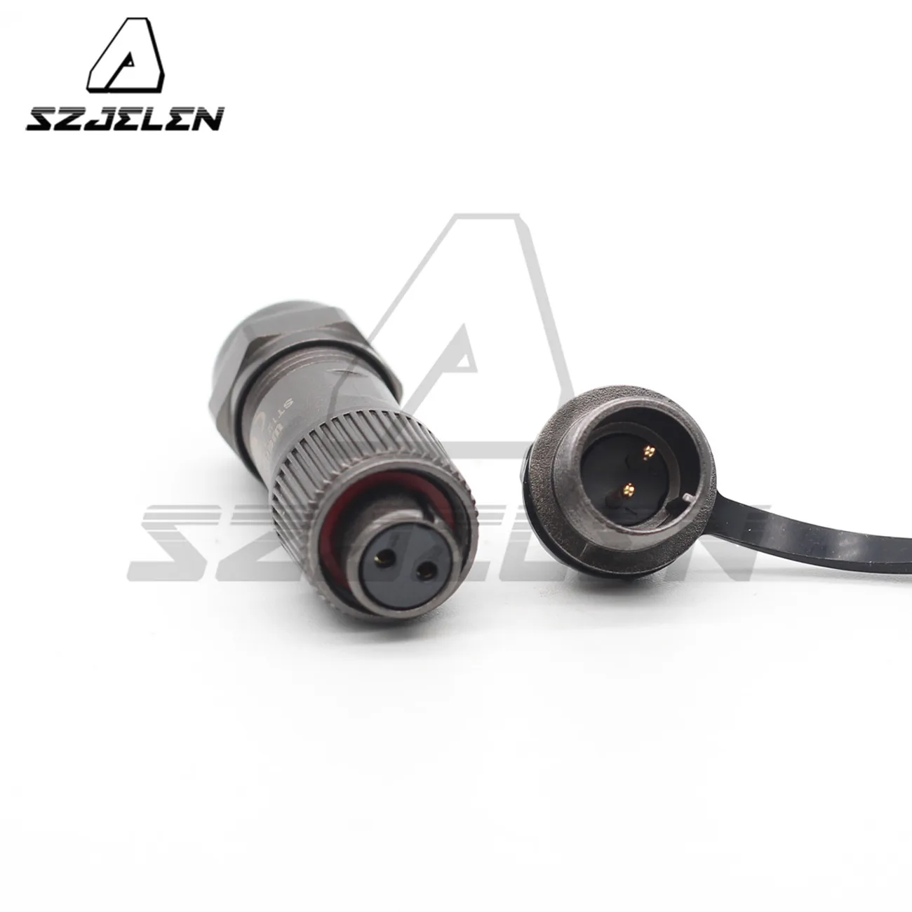 WEIPU ST12 series 2 pin Waterproof Connector Male Socket Female Plug LED Power Rear-nut Wire IP67 | Обустройство дома