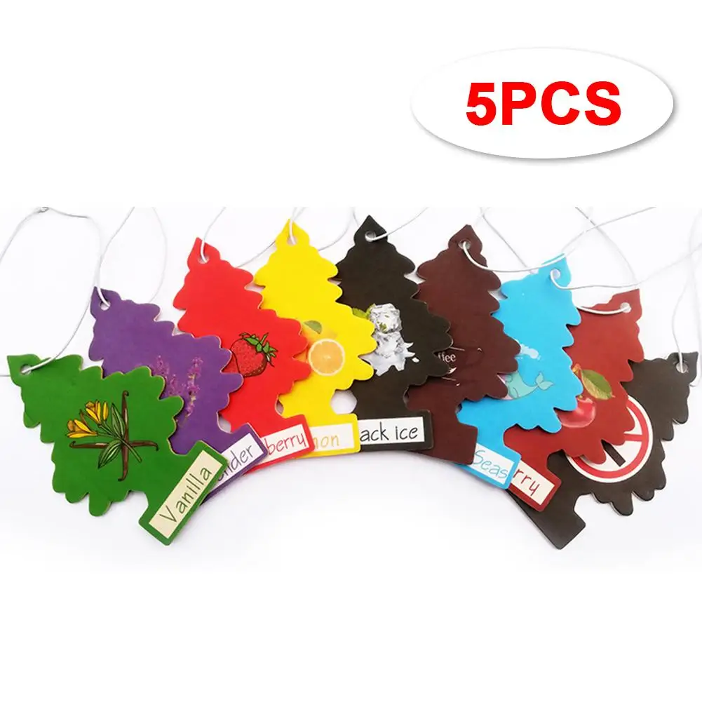 5 шт. автомобильный освежитель воздуха висячая бумага дерево картон Королевский