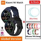 Умные часы Xiaomi Mi, умные часы с измерением уровня кислорода в крови, GPS, Bluetooth, пульсометром, водонепроницаемые умные часы Mi 5 атм